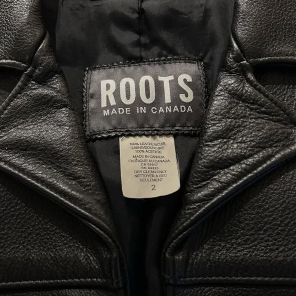Roots leather coat - Picture 2 of 3